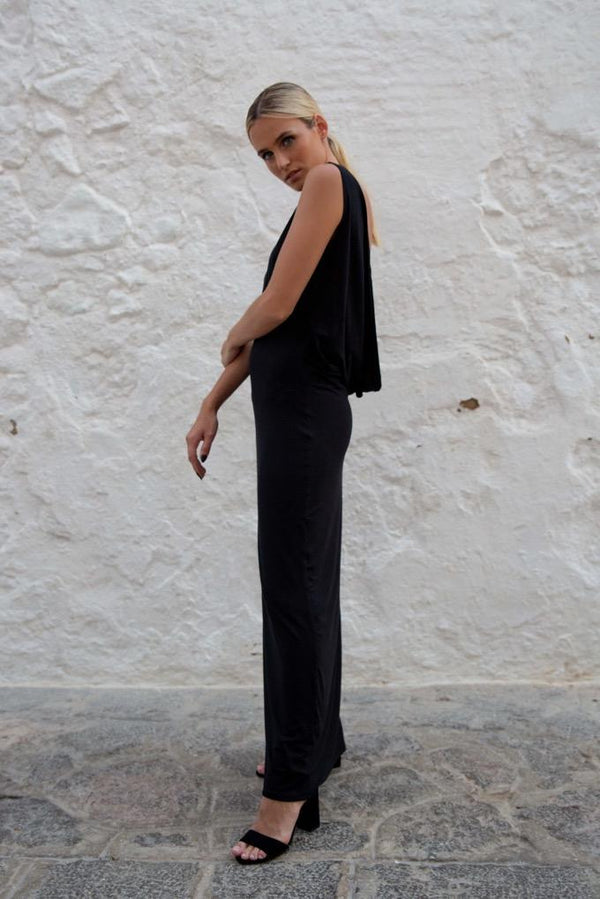 La Liberté Black Maxi Dress